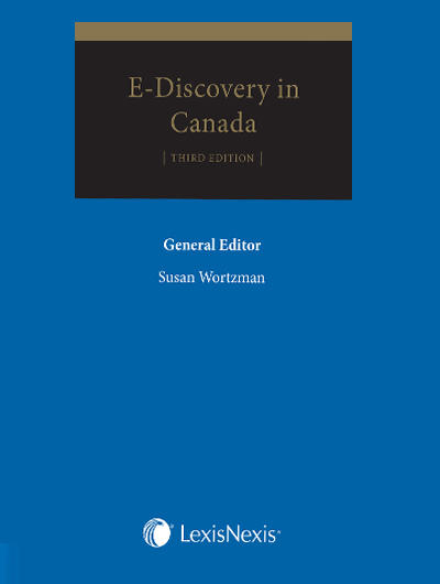 E-Discovery in Canada Book Cover