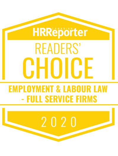 Canadian HR Reporter: Readers Choice Award